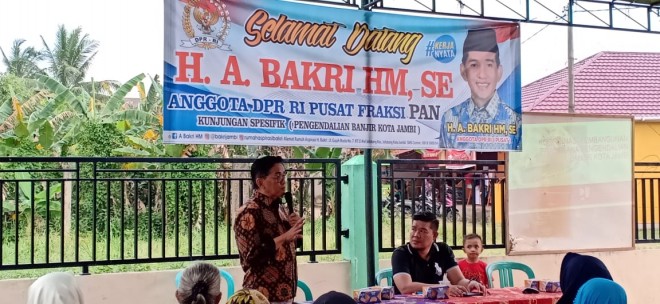  Bakri Lanjutkan Kunjungannya di Kota Jambi. Foto : Ist