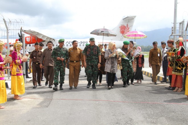 Saat Penyambutan di Bandara. 