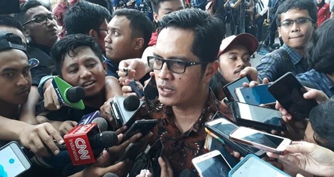 Jurubicara KPK Febri Diansyah. Foto via RMOL