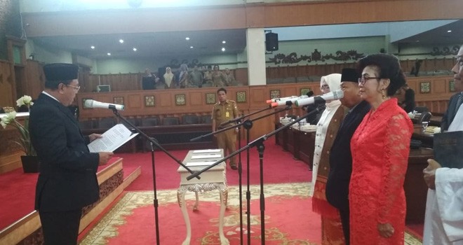DPRD Provinsi Jambi Lantik 3 Nama PAW Terakhir. Foto : Andri / Jambiupdate