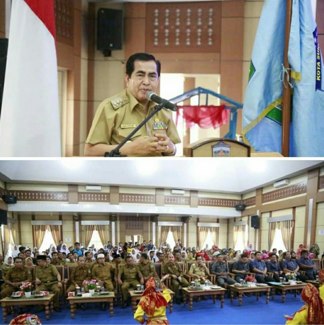 WaliKota Sungai Penuh AJB membuka acara Lomba OSN, O2SN, FLS2N, LCC, dan GSI tingkat SD/MI dan SMP/MTs tingkat Kota Sungai Penuh. Selasa (26 /3).