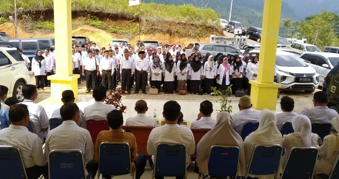 Reshuffle ratusan Kepsek yang dilakukan Disdik, baru-baru ini. Foto : Gusnadi / Jambiupdate