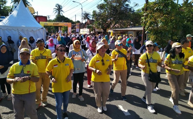 Warga Bantul Tumpah Ruah Rayakan Bulan Pak Harto. Foto : Ist