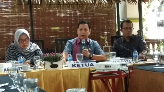 Acara Fasilitasi dan Koordinasi dengan mitra Kerja Insan Pers, Senin (1/4).