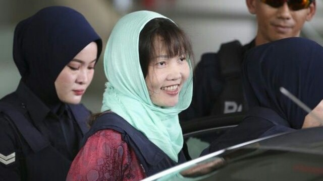 Di bawah hukum Malaysia, Huong bisa dibebaskan pada Mei bulan depan (EPA)