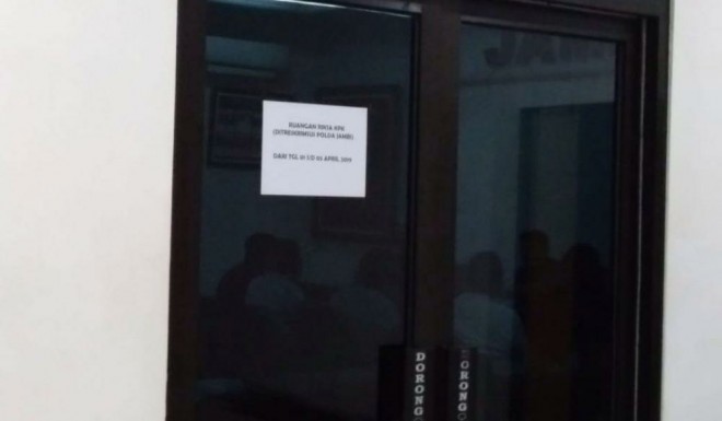 Ruang pemeriksaan Tim Penyidik Komisi Pemberantasan Korupsi (KPK). Foto : Ist