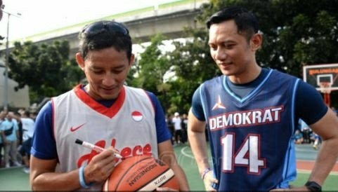 Sandiaga Uno dan Agus Harimukti. Foto : Ricardo / JPNN