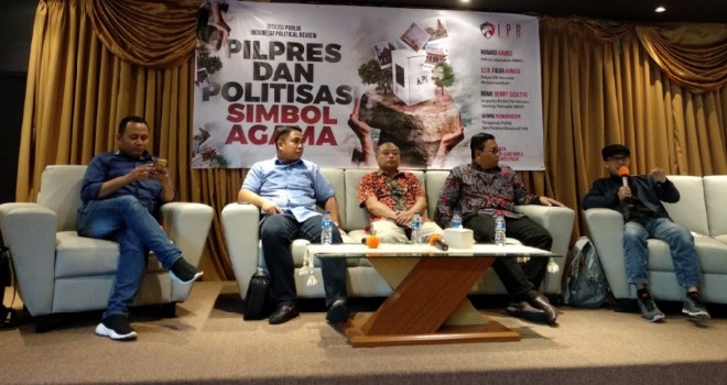 Diskusi bertema â€œPilpres dan Politisasi Simbol Agamaâ€, Kamis (4/4) di Cikini, Jakarta Pusat. Foto : Ist
