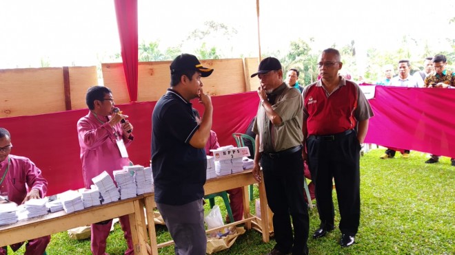 TPS 02 Sungai Ulak Gelar Pemungutan Suara Pemilu 2019. Foto : Wiwin / Jambiupdate