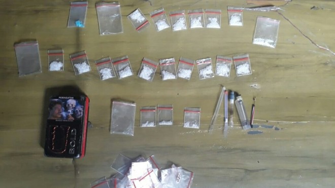 Barang Bukti yang Berhasil Diamankan. 