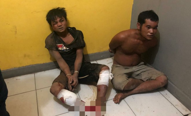 Bandar Narkoba Pelaku Penusukan Polisi di Merangin Dibekuk. Foto : Ist