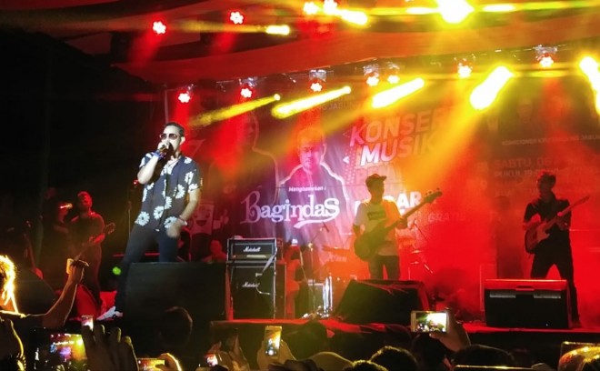 Ribuan Masyarakat Tanjabbar Hadiri Konser Bagindas. Foto : Ist