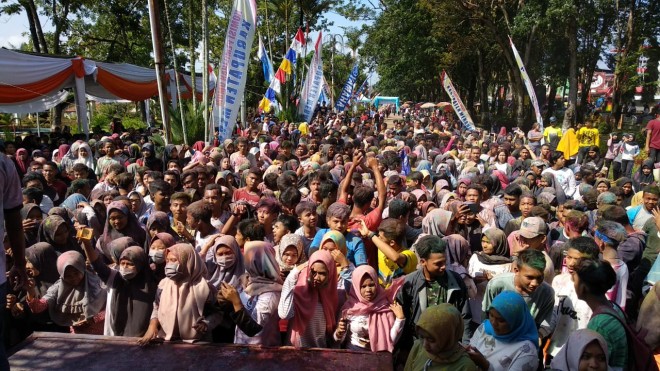 Milenial Antusias Ikuti Pemilu Run Merangin.