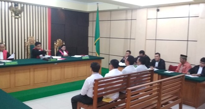 Saksi yang dihadirkan JPU Kejari Muaro Jambi mengakui adanya pembahasan uang suap dengan terdakwa. Foto : Ist