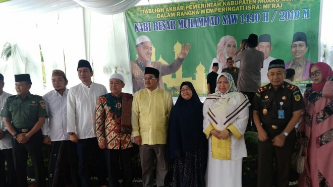 Tabligh Akbar dalam rangka memperingati isra Mikraj Nabi besar Muhammad Saw 1440 hijriah. 