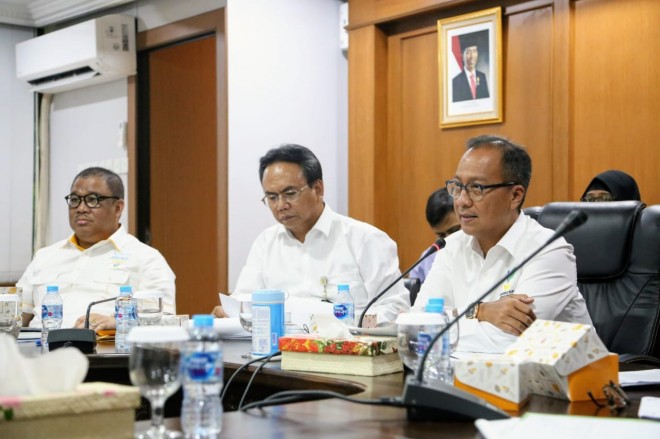 Kementerian Sosial (Kemensos) hari ini memaparkan hasil survei independen MicroSave Consulting Indonesia dalam kerangka kerjasama antara Kemensos dengan Bill & Melinda Gates Foundation (BMGF) dan lnke Maris & Associates (IMA). Foto : Ist