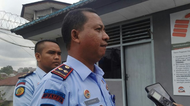 Kalapas Klas II Kota Jambi Yusran. 