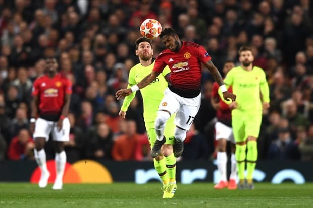 Pada leg pertama, Barcelona menang 1-0 atas Manchester United (Dok. UEFA)