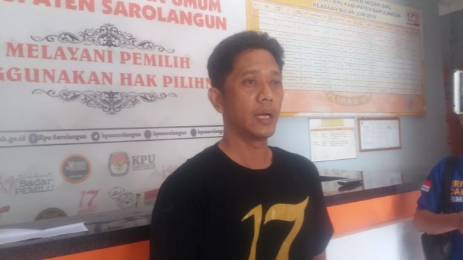 Ketua KPU Sarolangun, Muhammad Fakhri. Foto : Ist
