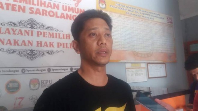Ketua KPUD Sarolangun, Muhammad Fakhir.