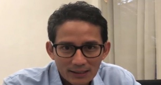 Calon Wakil Presiden nomor urut 02 Sandiaga Uno. Foto : Instagram