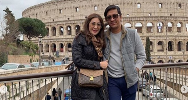 Andre Taulany dan istrinya Erin Taulany. Foto : Instagram