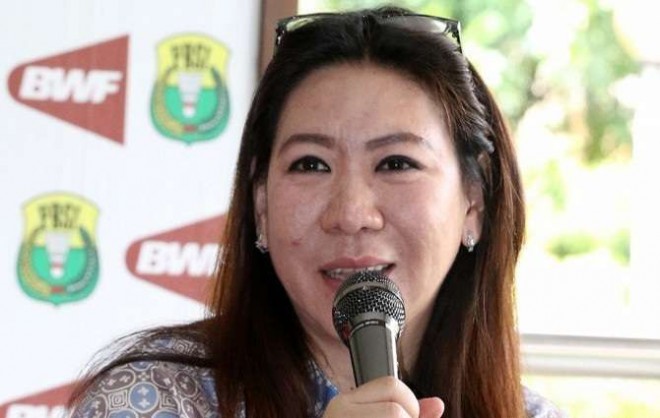 Kepala Bidang Pembinaan dan Prestasi, Susy Susanti.