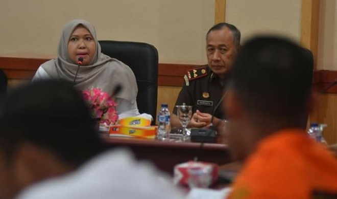 Pemkab Muarojambi Gelar Rapat Koordinasi Pencegahan dan Penanggulangan Bencana Daerah. Foto : Ist