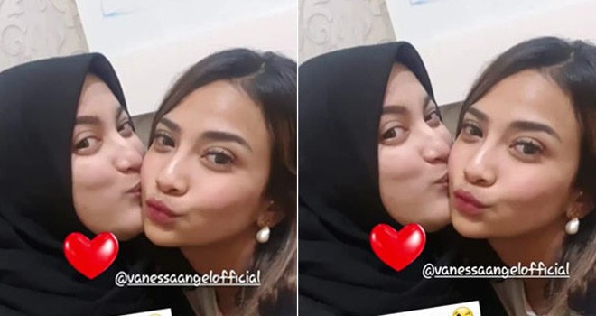 Jane Shalimar dan Vanessa Angel. Foto : Ist