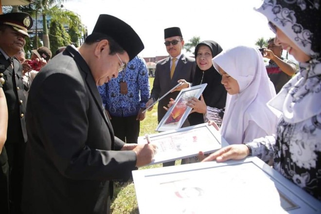 Wako AJB Pimpin Peringatan Hardiknas 2019. Foto : Gusnadi / Jambiupdate