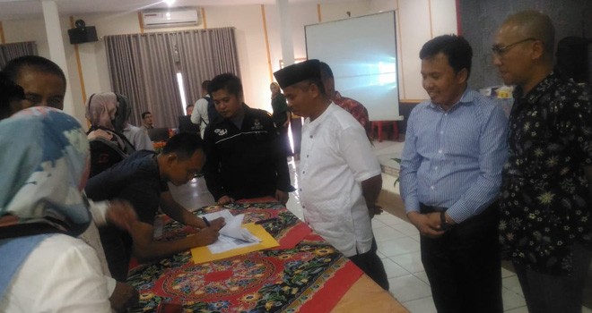 Rapat Pleno terbuka rekapitulasi hasil penghitungan suara pemilihan umum Tahun 2019, tingkat KPU Kota Sungai Penuh. Foto : Gusnadi / Jambiupdate