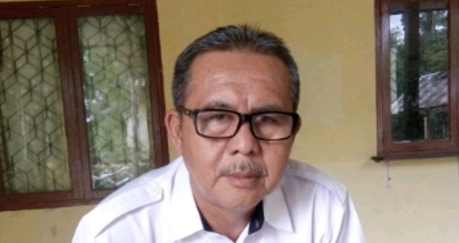 Kepala Dinas Perkim melalui Kasi Kebersihan Juanda. Foto : Hadinata / Sarolangun