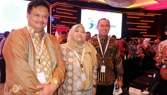 Bupati Masnah Hadiri Musrenbangnas Di Jakarta. Foto : Ist