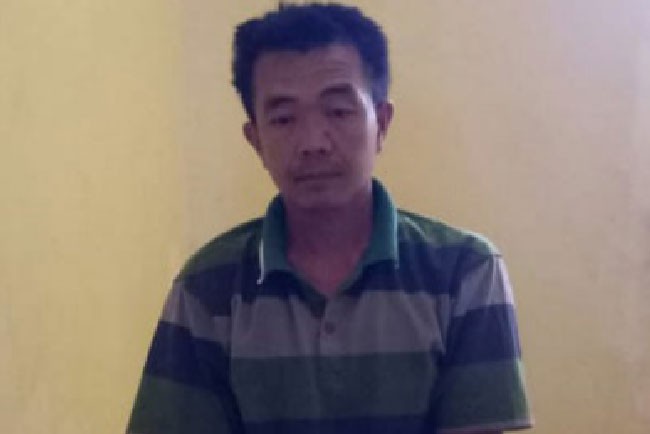 Tersangka Pian Putra. foto: agustriawan sumeks.co