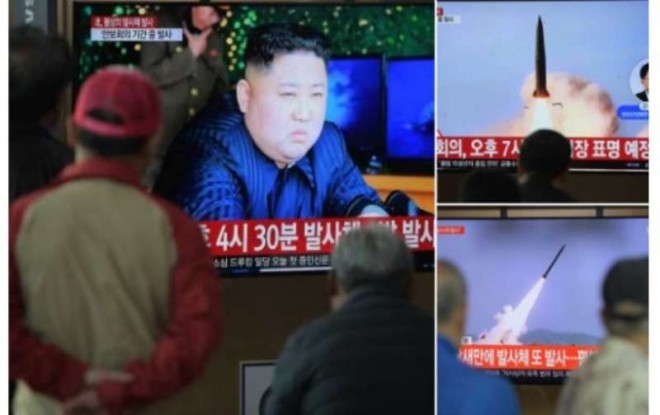 Korut Sambut Utusan AS dengan Dua Roket.