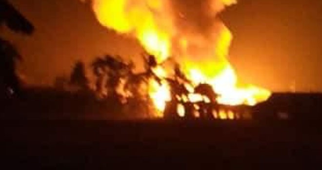 Kebakaran di Pangkal Duri. Foto : Ist