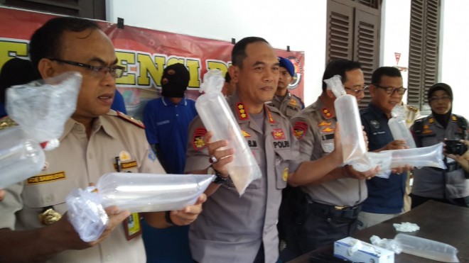 Penyelundupan baby lobster kembali di gagalkan oleh jajaran Ditrpolairud Polda Jambi, Senin (13/5). 