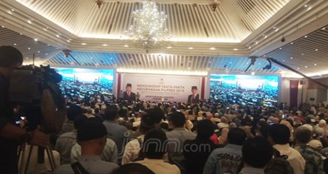 Badan Pemenangan Nasional (BPN) Prabowo - Sandiaga membuka hasil penghitungan internal terkait perolehan suara Pemilihan Presiden (Pilpres) 2019. Foto : Aristo Setiawan / JPNN