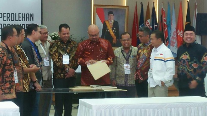 Partisipasi pemilih di Provinsi Jambi pada Pemilihan Umum (Pemilu) serentak 17 April 2019. 