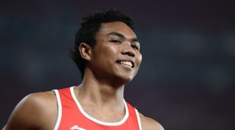 Lalu Muhammad Zohri. Foto : AFP