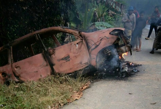 Warga Desa Pulau Sangkar, Kecamatan Bukit Kerman, Kabupaten Kerinci, pada Selasa (21/05). 