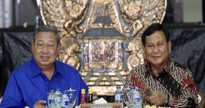 SBY dan Prabowo Subianto. Foto : Ricardo / JPNN