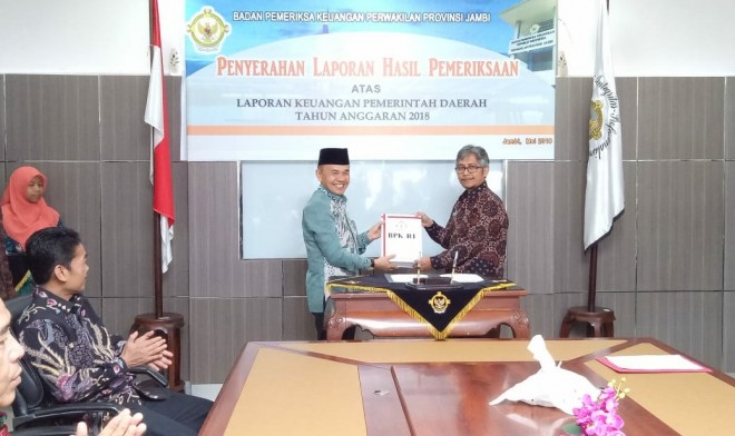 Dibawah Kepemimpinan Adirozal, Kerinci Raih WTP Lima Kali Berturut-turut.