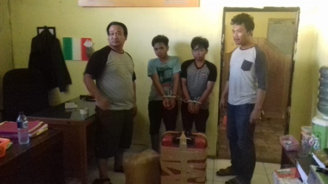 Polres Sarolangun Bekuk Dua Kurir dan 21 Kg Ganja Siap Edar.