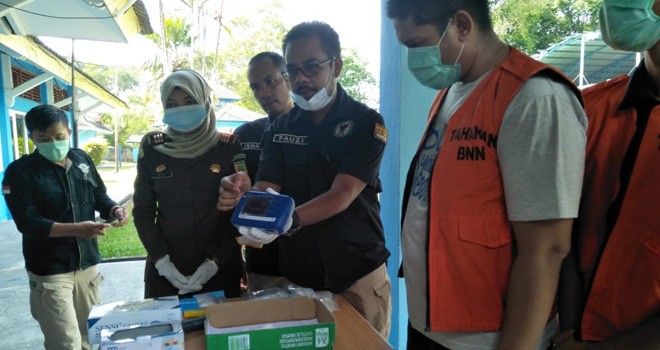 BNNP memusnahkan sabu seberat 507,5 gram, hasil dari tiga tangkapan yang berebeda. Foto : ist