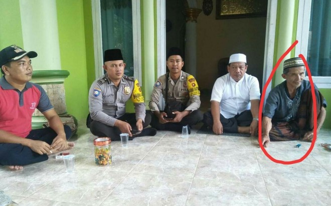 Orang Tua Korban H Amin. Foto : Ist