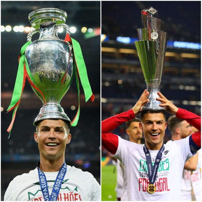 C Ronaldo. Foto: Twitter/UEFA Nations League