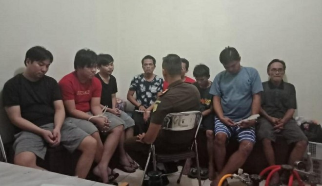 Para tersangka penyelundupan BL saat ini telah dititipkan di lapas kelas IIA Jambi sebelum menjalani persidangan. Foto : Ist