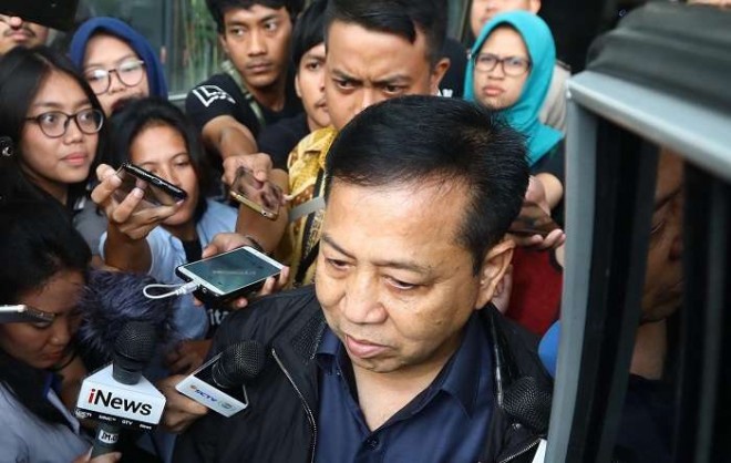 Terpidana korupsi E-KTP, Setya Novanto.