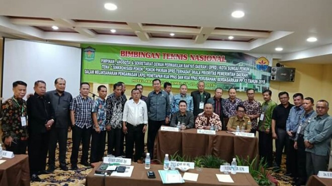Bimbingan Teknis (Bimtek) Nasional, Dalam upaya memaksimalkan pelaksanaan pengawasan LKPD, Penetapan KUA PPAS dan KUA PPAS Perubahan, Dewan Perwakilan Rakyat Daerah (DPRD) Kota Sungai Penuh. 